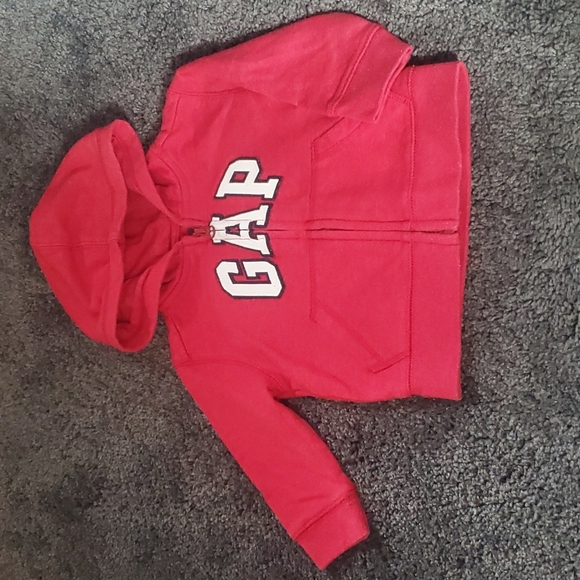 babyGAP Full Zip Hoodie Red Size 6-12 Months - Picture 1 of 11